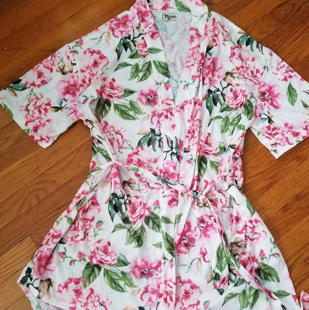 PRICE DROP!! Cotton Floral Robe NWOT